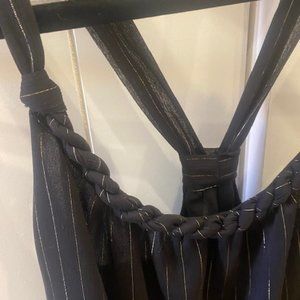 Guess black and gold going out top